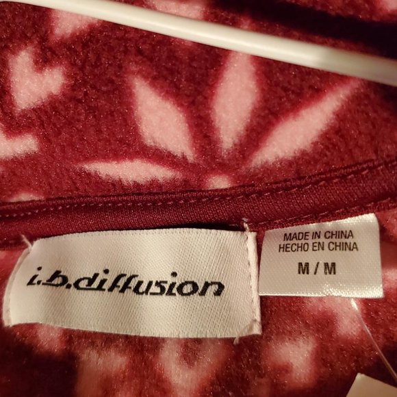 i.b.diffusion women's mock neck printed jacket nwt - Picture 3 of 4